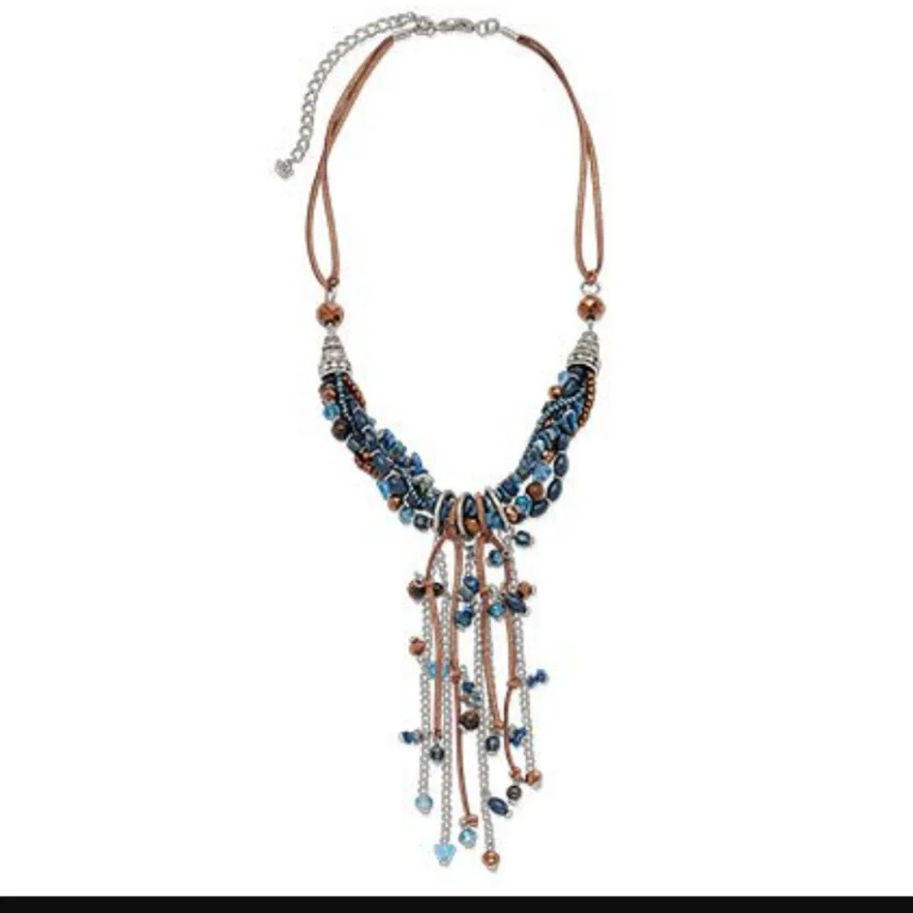 Denim Falls Semi Precious Stone Necklace by Premier Designs - Picture 2 of 4